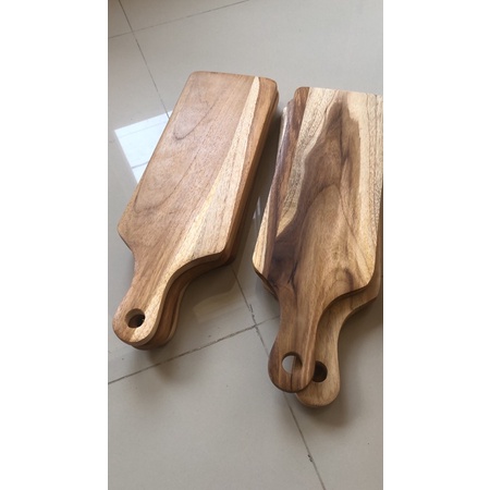 Talenan Kayu 13x41cm Kayu Jati Wooden Cutting Kayu Jati