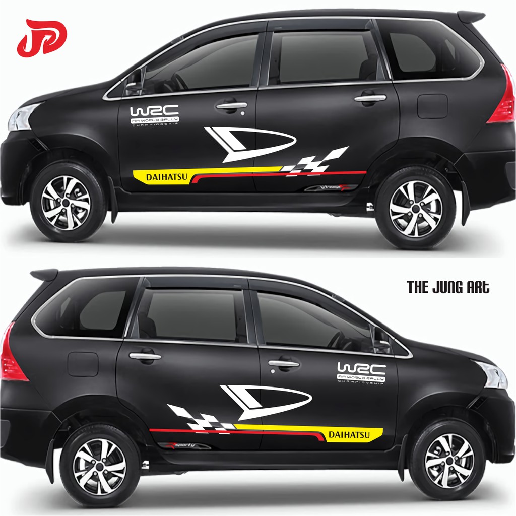 Jual Sticker STRIPING DAIHATSU XENIA Stiker FIA World Rally Championship Variasi Body Mobil Indonesia Shopee Indonesia