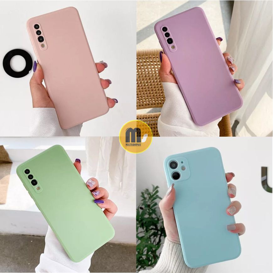[SE] Soft Case Vivo Y17 Y12 Y15 Y21 Y21S Y21A Y33S Y33T Y20 Y20S Y12S Y51 Y53S Y71 Y91C Y1S Y91 Y93 Y95 Y81 Softcase Square Edge Pastel-2