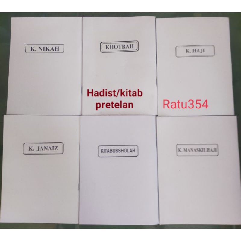 kitab pretelan hadis himpunan kitab  hadist pedotan Islam/marlynhijab354