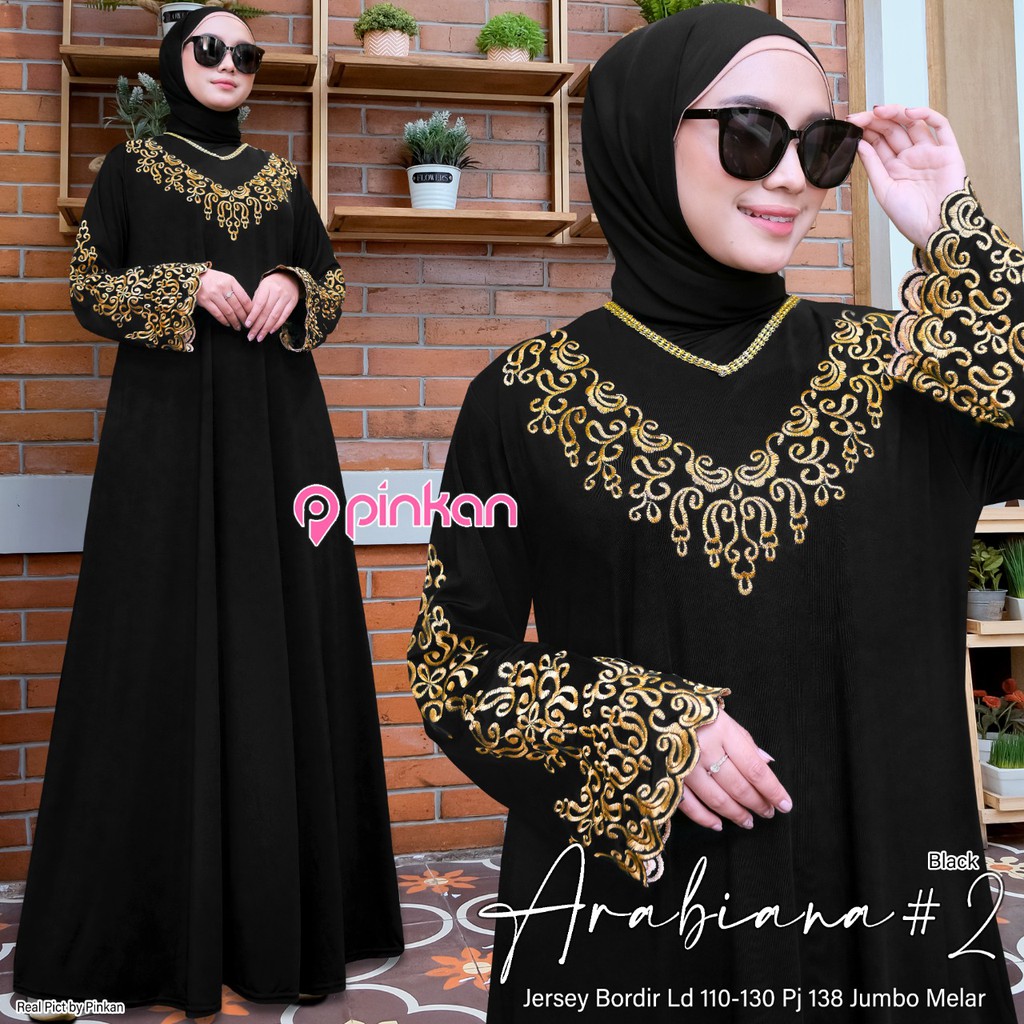 Gamis Jumbo Abaya Turki Terbaru Gamis Modern Arabiana #2