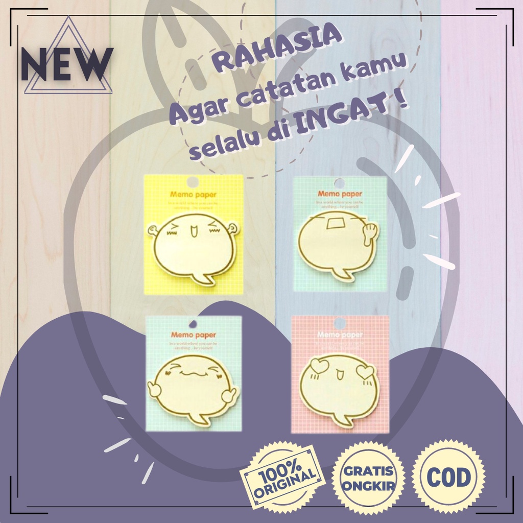 

STATIONERY ALAT TULIS STICKY NOTE STICKY NOTES STATIONARY STICKY NOTES AESTHETIC KOLEKSI MURAH LEBAY