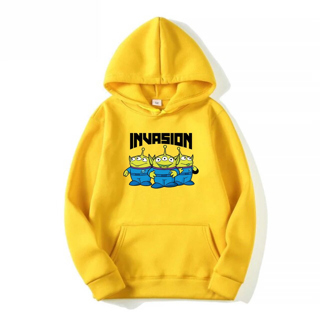 INVASION Sweater Hoodie II INVASION Jumper Hoodie II Sweter Oblong Topi Sz M - XL ( Pria &amp; Wanita / Anak &amp; Dewasa )