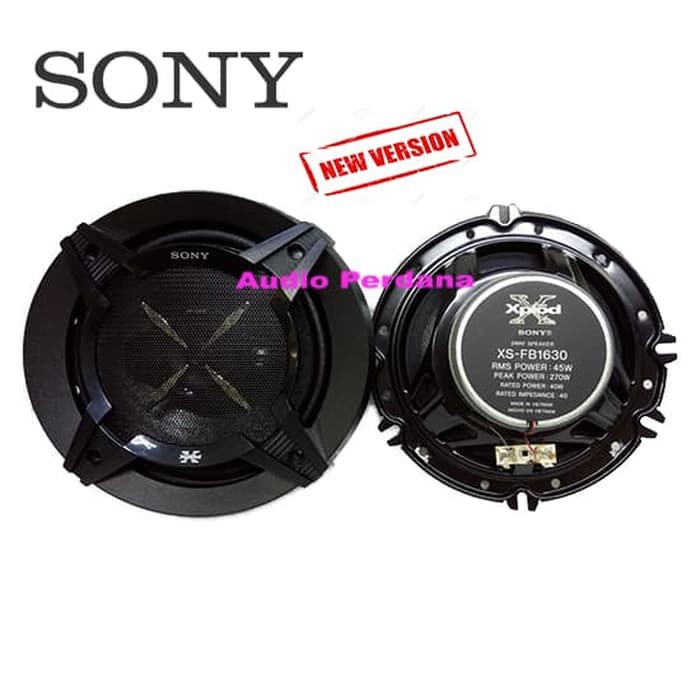Speaker Coaxial Mobil Ukuran 6 Inch Sony XS FB 1630 Resmi