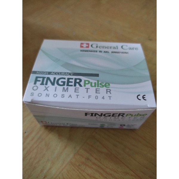 Finger Pulse Oximeter General Care F04T original garansi 1 tahun
