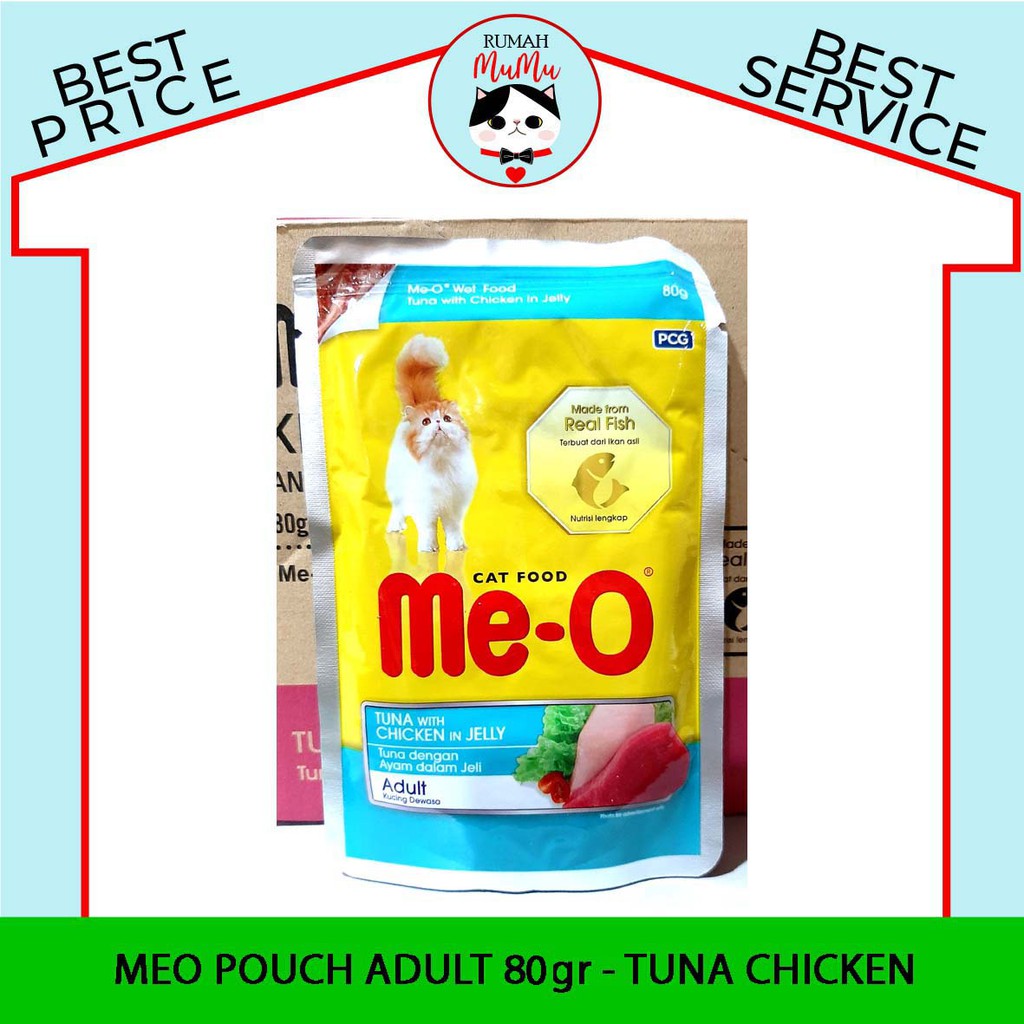 MAKANAN KUCING ADULT MEO POUCH 85gr ALL VARIANT