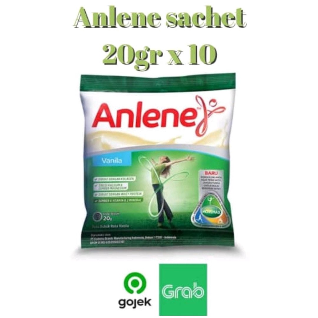 

SUSU ANLENE SACHET 20GR X 10