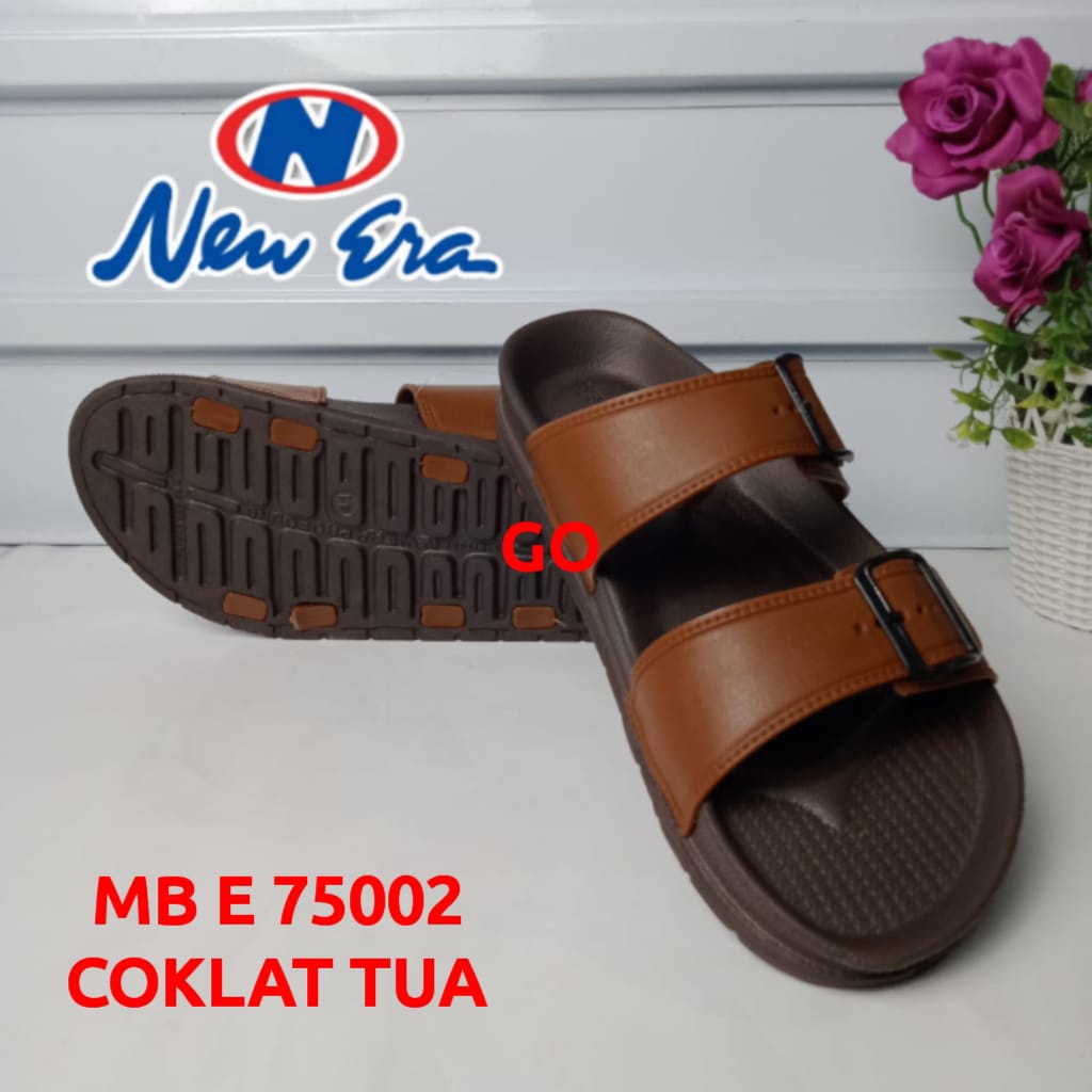 gos NEW ERA MB E 75002 Sandal Selop Pria Dewasa Casual Sehari-hari Terbaru size 39-44