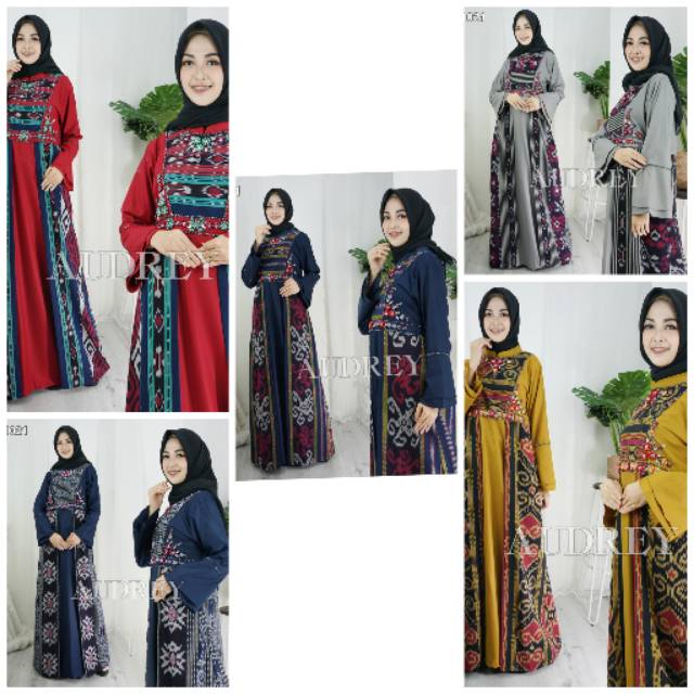 Gamis tenun ori