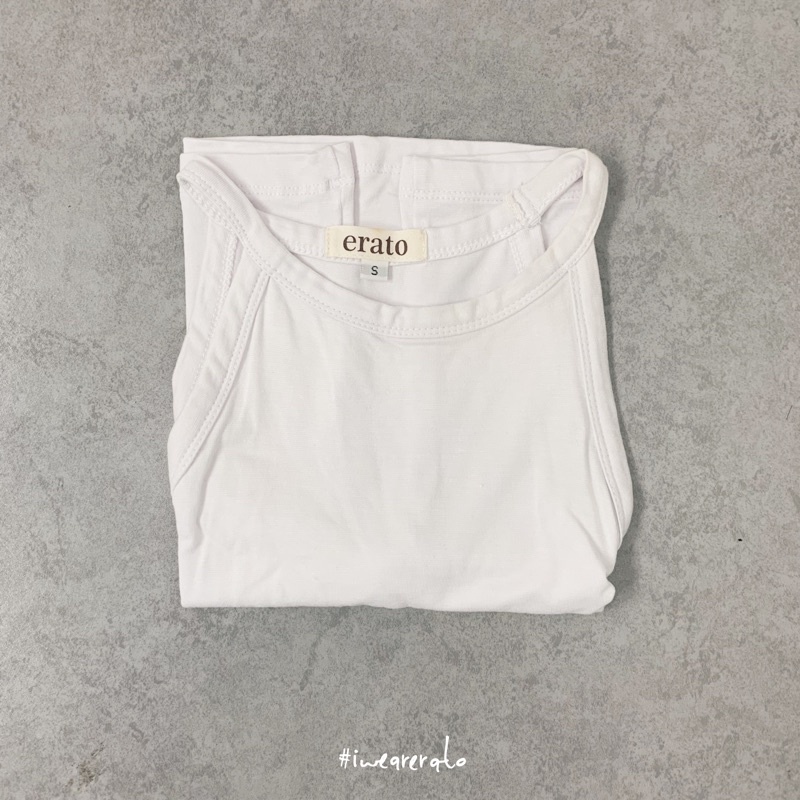 ERATO - Athela Crop Tank Top / Atasan Wanita-White