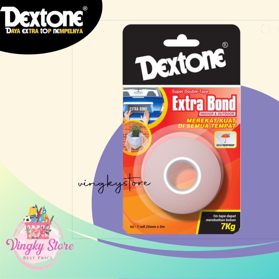 

Super Double Tape Extra Bond Indoor & Outdoor Dextone 12mm