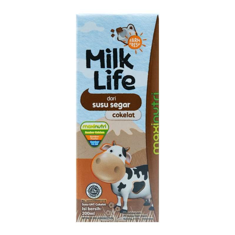 

Milk Life Susu UHT Cokelat [200 mL]