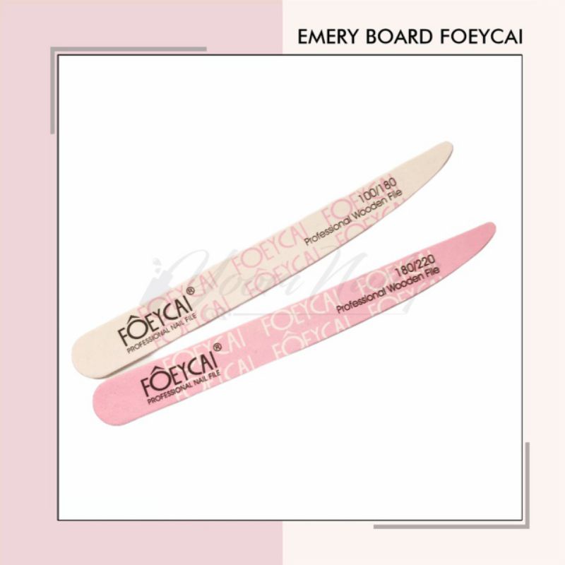 Emery board foeycai kikir kuku nail file buffer nails manicure