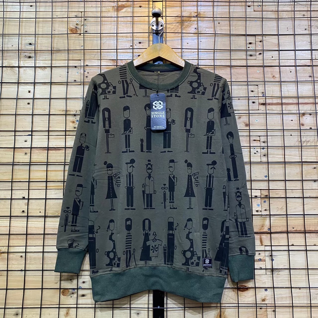 [COD] Sweater Pria Wanita Crewneck Distro Bandung-Doct hejo