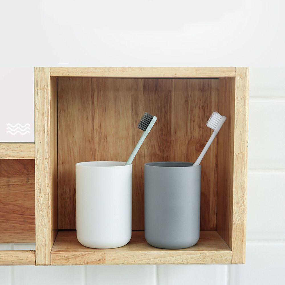 Lanfy Tumbler Kamar Mandi Plastik Sehat Nordic Style Organizer Perlengkapan Kamar Mandi Dapur Perlengkapan Minum Minum Mug Kopi Tempat Sikat Gigi