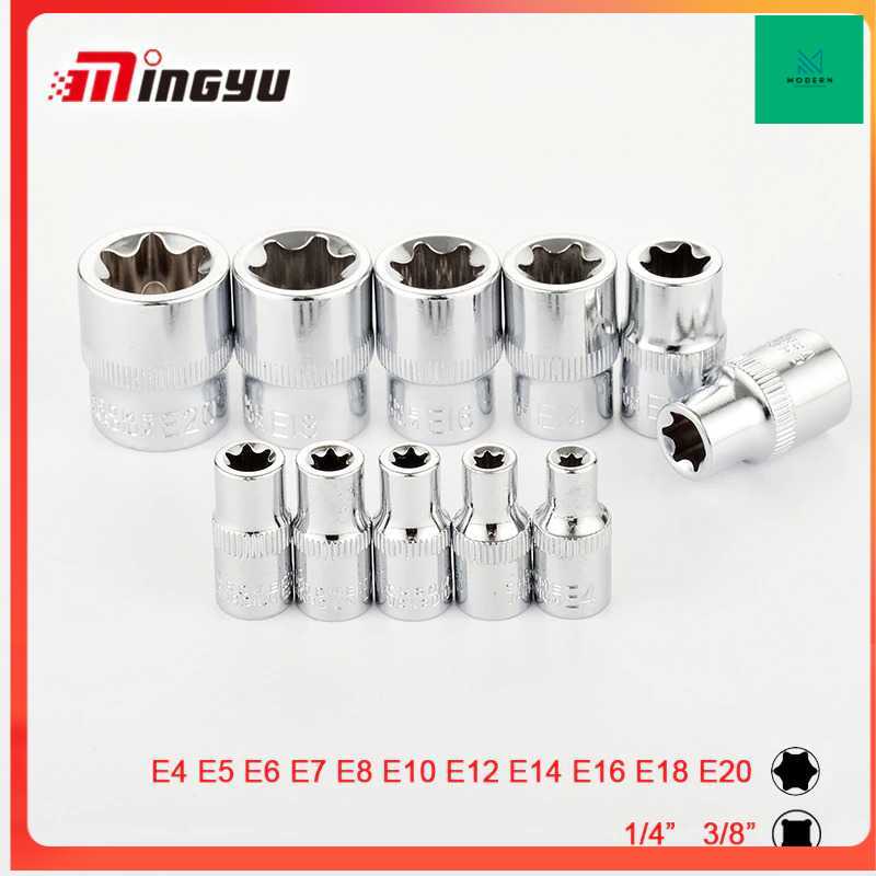 TD - CEA MING YU Socket Kepala Kunci Pas Torx Star Wrench Head 11 PCS - SK-28