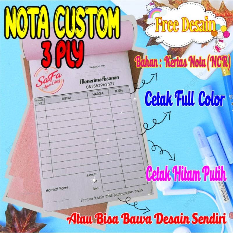 

NOTA CUSTOM 3PLY