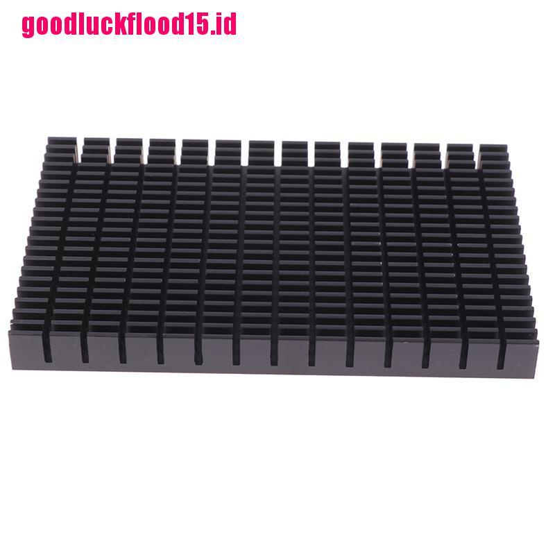 {LUCKID}150*93*15MM Heating Panel Heat sink Aluminum Heatsink Plate Black Radiator