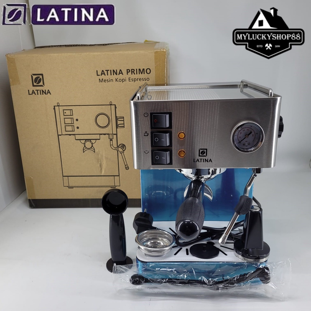 Latina Primo-M Espresso Coffee Machine Manual Switch 58mm Porta Filter