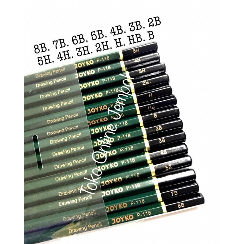 

Produk 14Pcs Pensil Gambar Drawing Pencil Set Joyko P-118-14 Sketch Atk1106Jy Terbatas