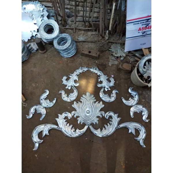 Jual Ornamen Pagar Besi Plat Besi Muka Pengganti Cor Aluminium X