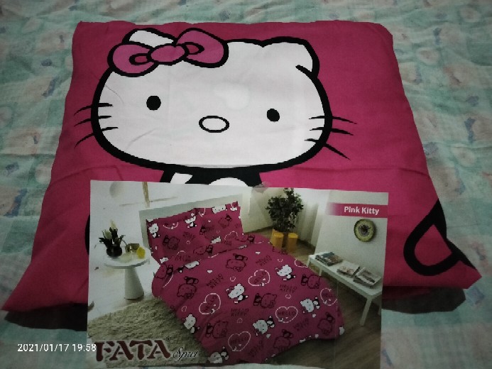 Fata - Sprei Hello Kitty Ukuran 100x200