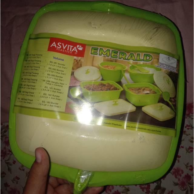 Asvita Emerald Tempat Sayur Warna Hijau