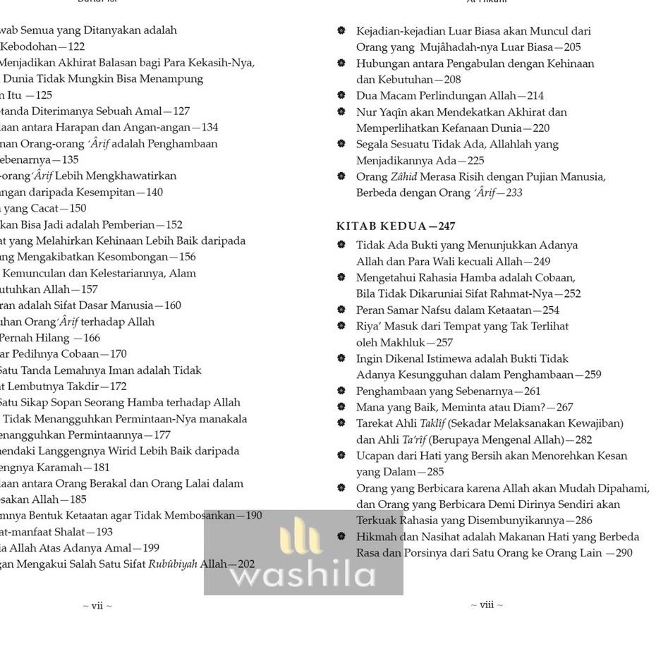 Terbaik Buku Terjemah Kitab AL HIKAM - Referensi Utama Ilmu Tasawuf Sufi dan Filsafat Terlengkap - T