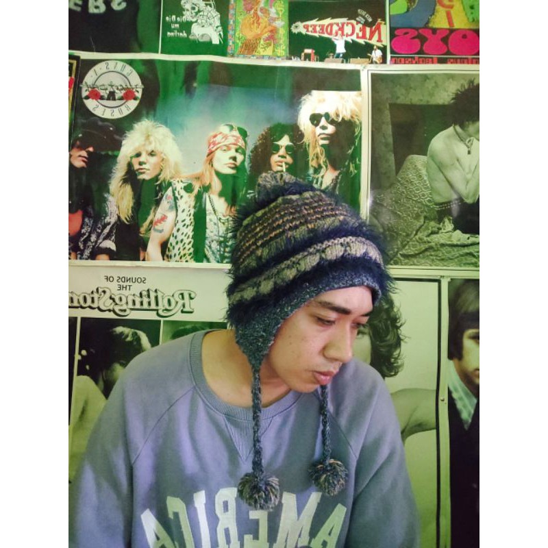 kupluk beanie second import original