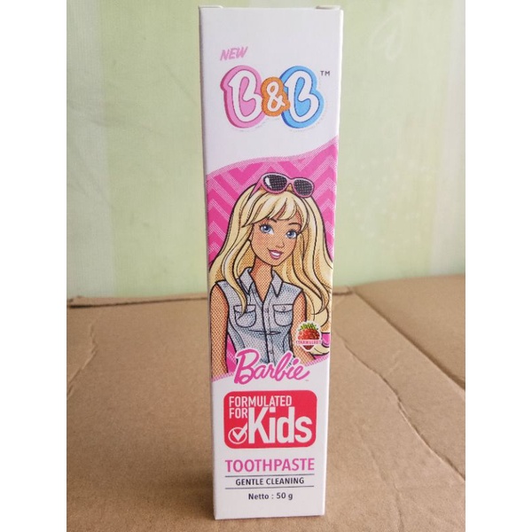 B&amp;B KIDS TOOTHPASTE OPTIMUS PRIME STRAWBERRY, BUMBLEBEE ORANGE, BARBIE STRAWBERRY, PONNY ORANGE, PINKIE PIE STRAWBERRY 50GR