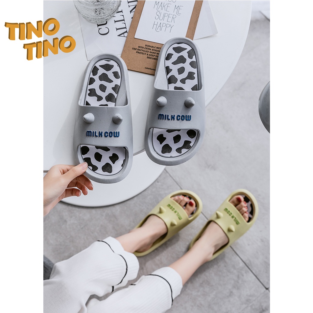 CJHS-MC TINO TINO Sandal Selop / Sandal Rumah Anti Slip Dengan Motif Sapi dan Warna Warni