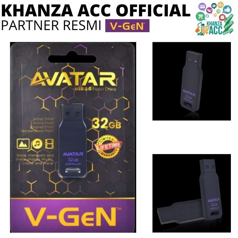 KHANZAACC Flashdisk VGEN Avatar 32GB USB 2.0 Flashdrive