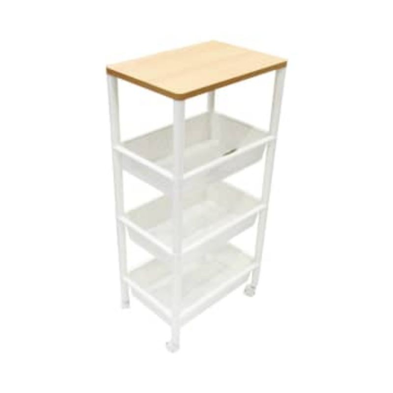 Keyway Rak 4 Tingkat 47x32x97.2cm - Putih
