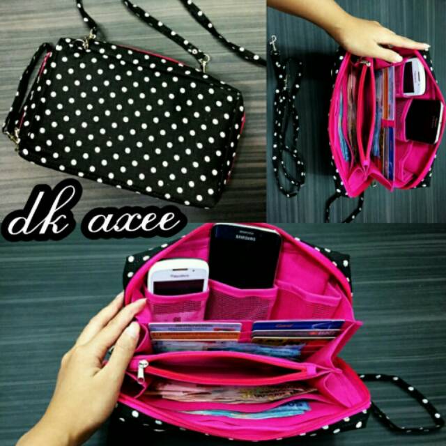 Wallet bag polkadot // wallet vintage // wallet murahmeriah