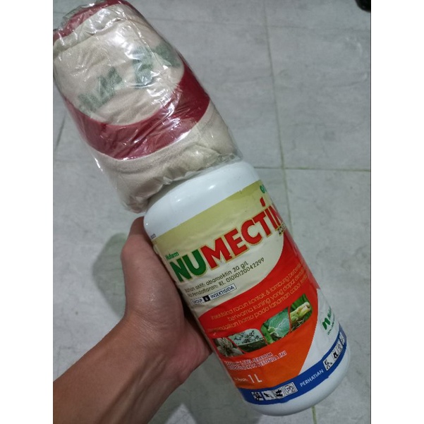Insektisida NUMECTIN 20EC 1 Liter Abamektin (Kuning/Bening)