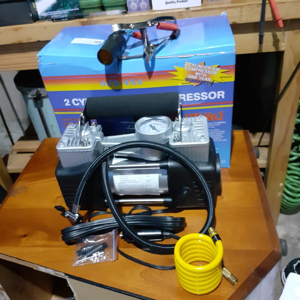 |COD| KOMPRESOR CAMEL 628-4x4 Pompa Angin Mini Heavy Duty Air Compressor Pompa Ban 2 SILINDER