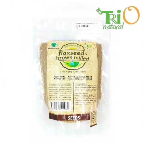 

Trio Natural Flaxseeds Brown Milled 225 gram