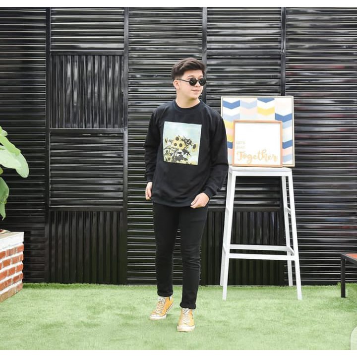 Sweater Pria/Wanita Grosir Keren - Vintage Sun Flower