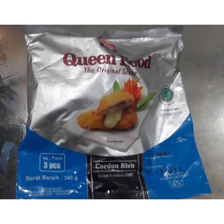 

QUEEN FOOD CORDON BLEU 340GR / QUEEN FOOD CORDON BLEU 340GR