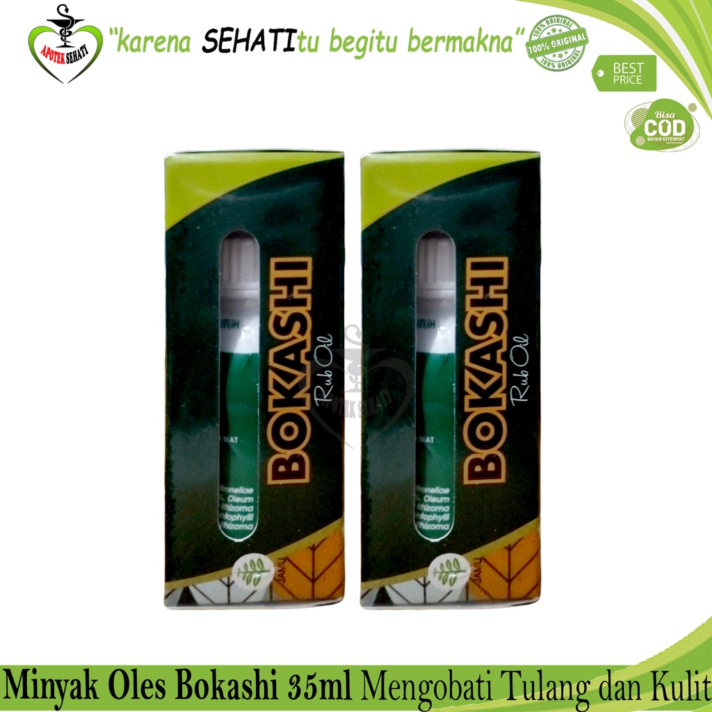 Minyak Oles Bokashi Rub Oil Obat Tradisional Nyeri Otot dan Sendi