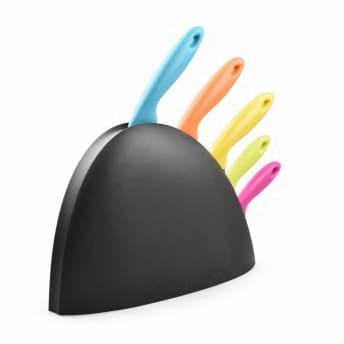 Krischef Knife Block Pp Handle Set 5 Pcs Pisau Dapur Jo703Yn6Ol