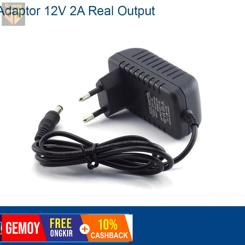 Ready ー Adaptor 12V 2A 24W Real Output laris banget