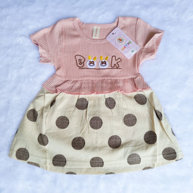 Dress Bayi Import Polkadot