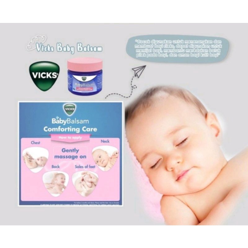 Vicks Baby Balsam Original (Made In Germany) 50gram Exp date 2025