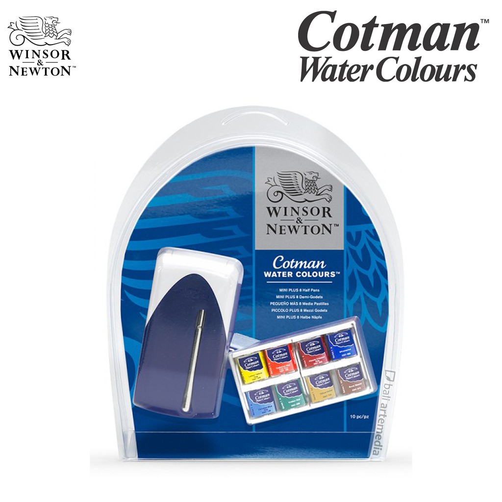 

Winsor & Newton - Cotman Watercolours Mini Plus 8 Half Pans