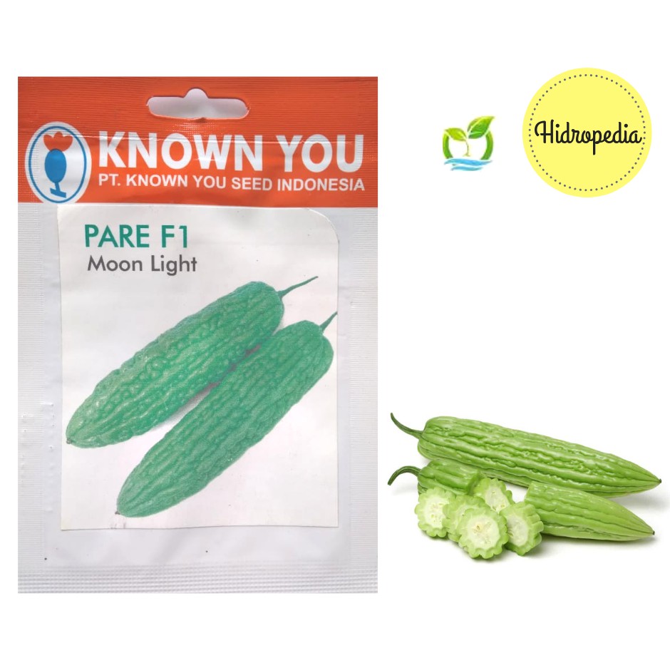 Benih Bibit Pare Moonlight - Known You Seed Berkualitas Hidropedia