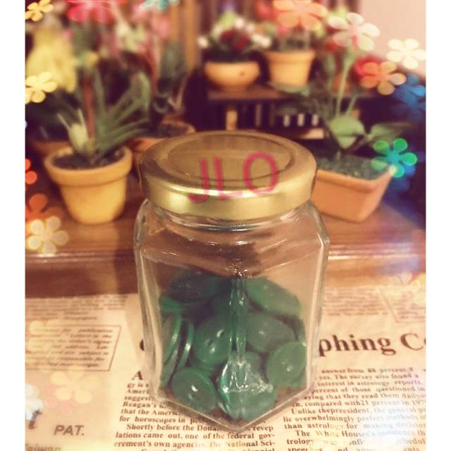 Jar Kaca Hexagonal 100 ML / Jar Hexagonal 100 ML