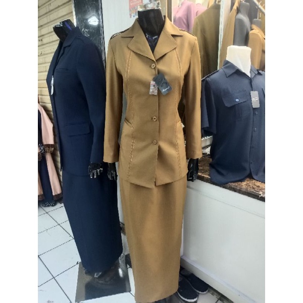 stelan blazer pns pemda guru asn warna tua pangkat