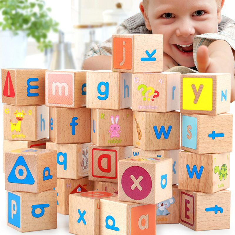 MAINAN EDUKASI ABC BUILDING BLOCKS WOODEN