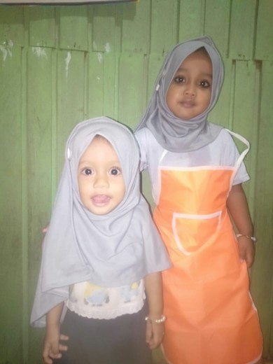 Termurah! Apron Celemek Anak Parasit Anti Air